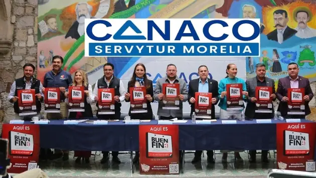 PRESENTA CANACO SERVYTUR MORELIA DETALLES DEL BUEN FIN 2023                                          